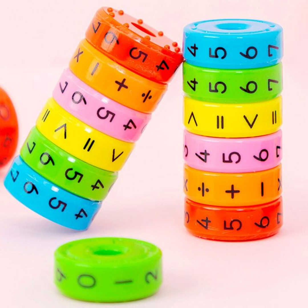 EDUCATION MAGNETIC MATHEMATIC NUMERAL CYLINDER